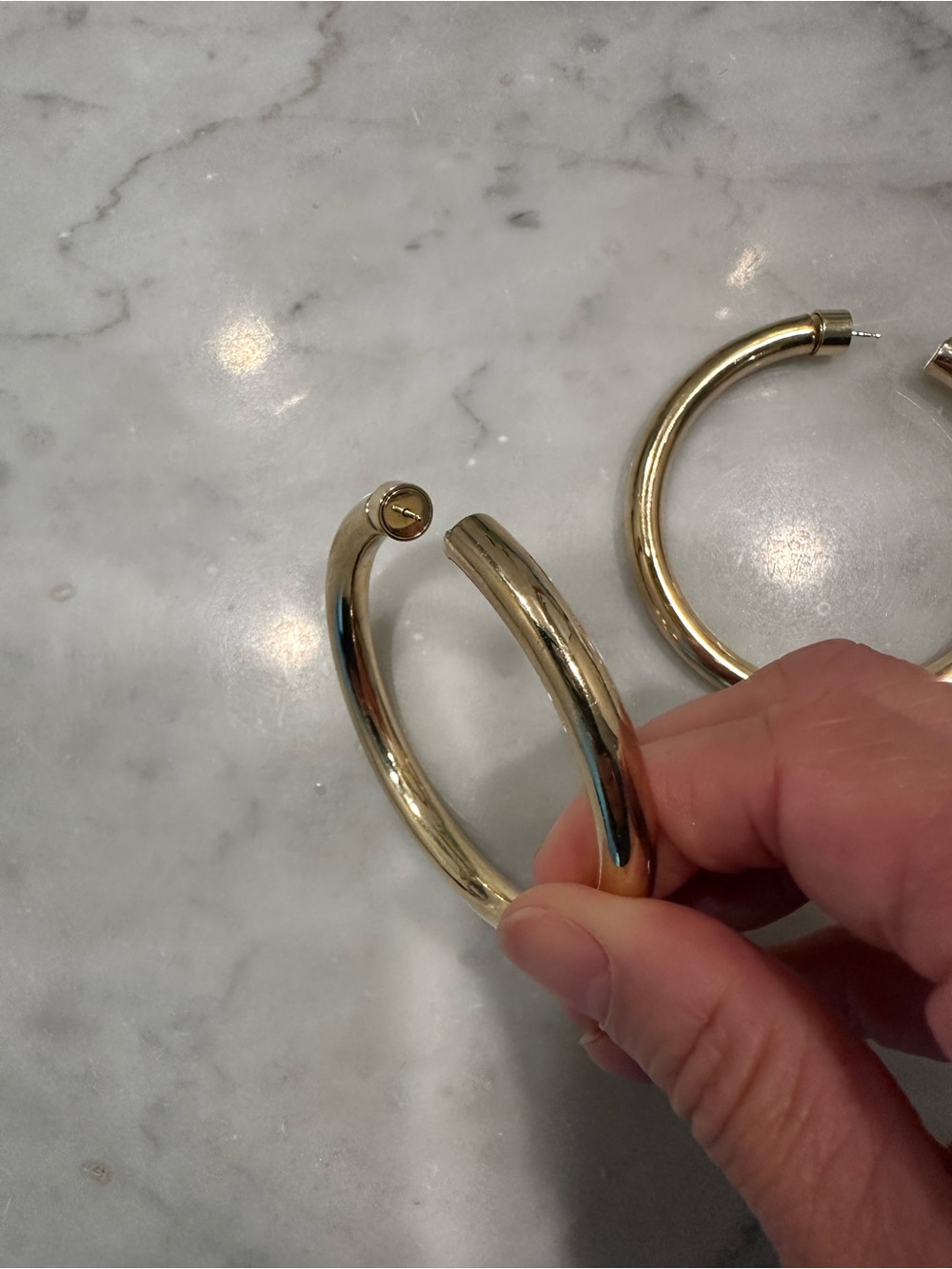 Jennifer Fisher 2.5” Samira Gold Hoop Earrings – $400 Original Retail - Picture 5 of 6